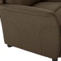 Sillón reclinable eléctrico de tela marrón de vidaXL, Sillones - Ref: Foro24-3073620, Precio: 271,89 €, Descuento: %