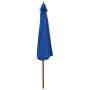 Garden umbrella with blue wooden pole 350 cm by vidaXL, Umbrellas - Ref: Foro24-47139, Price: 98,99 €, Discount: %