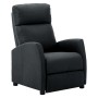 Sillón reclinable eléctrico de tela gris oscuro de vidaXL, Sillones - Ref: Foro24-3073637, Precio: 183,93 €, Descuento: %