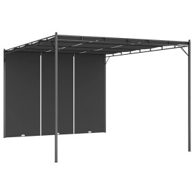 Garden gazebo with anthracite gray side curtain 4x3x2.25 m by vidaXL, Tents and gazebos - Ref: Foro24-47996, Price: 244,99 €,...