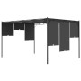 Garden gazebo with anthracite gray side curtain 4x3x2.25 m by vidaXL, Tents and gazebos - Ref: Foro24-47996, Price: 224,10 €,...