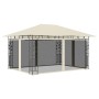 Gazebo with mosquito net cream color 4x3x2.73 m 180 g/m² by vidaXL, Tents and gazebos - Ref: Foro24-47970, Price: 320,44 €, D...