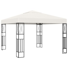 Pavillon aus cremefarbenem Stoff 3x3 m von vidaXL, Zelte und Pavillons - Ref: Foro24-48005, Preis: 241,99 €, Rabatt: %