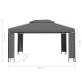 Anthrazitfarbener Pavillon 300x400 cm von vidaXL, Zelte und Pavillons - Ref: Foro24-44754, Preis: 177,92 €, Rabatt: %