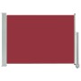 Toldo lateral retráctil de jardín rojo 80x300 cm de vidaXL, Sombrillas - Ref: Foro24-48363, Precio: 60,03 €, Descuento: %