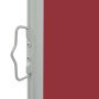 Toldo lateral retráctil de jardín rojo 80x300 cm de vidaXL, Sombrillas - Ref: Foro24-48363, Precio: 60,03 €, Descuento: %