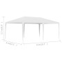 White celebration tent 4x6 m by vidaXL, Tents and gazebos - Ref: Foro24-48499, Price: 124,10 €, Discount: %