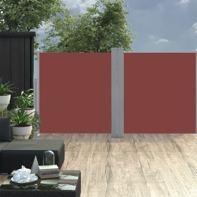 Braune einziehbare Seitenmarkise 120x600 cm von vidaXL, Sonnenschirme - Ref: Foro24-48451, Preis: 85,99 €, Rabatt: %