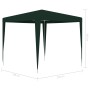 Professional party tent green 90 g/m² 2.5x2.5 m by vidaXL, Tents and gazebos - Ref: Foro24-48512, Price: 67,54 €, Discount: %