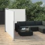 Toldo lateral retráctil color crema 120x600 cm de vidaXL, Sombrillas - Ref: Foro24-48449, Precio: 85,99 €, Descuento: %