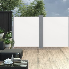 Toldo lateral retráctil color crema 140x600 cm de vidaXL, Sombrillas - Ref: Foro24-48455, Precio: 90,99 €, Descuento: %