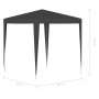 Anthracite gray professional celebration tent 2x2 m by vidaXL, Tents and gazebos - Ref: Foro24-48506, Price: 57,63 €, Discoun...