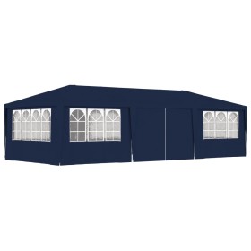 Carpa profesional para fiestas con paredes azul 90 g/m² 4x9 m de vidaXL, Carpas y cenadores - Ref: Foro24-48530, Precio: 270,...