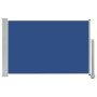 Toldo lateral retráctil de jardín azul 60x300 cm de vidaXL, Sombrillas - Ref: Foro24-48356, Precio: 52,99 €, Descuento: %