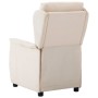 Sillón reclinable eléctrico de tela crema de vidaXL, Sillones - Ref: Foro24-3073625, Precio: 199,34 €, Descuento: %