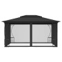 Gazebo with anthracite gray nets 300x400x265 cm by vidaXL, Tents and gazebos - Ref: Foro24-48598, Price: 336,99 €, Discount: %