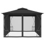 Gazebo with anthracite gray nets 300x400x265 cm by vidaXL, Tents and gazebos - Ref: Foro24-48598, Price: 336,99 €, Discount: %