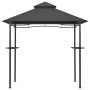 Cenador de BBQ acero antracita 240x150x255 cm de vidaXL, Carpas y cenadores - Ref: Foro24-48602, Precio: 250,99 €, Descuento: %