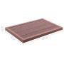 Brown WPC solar shower floor panel 101x63x5.5 cm by vidaXL, Pool and spa accessories - Ref: Foro24-49065, Price: 81,31 €, Dis...