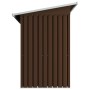 Garden storage shed, brown steel, 194x121x181 cm by vidaXL, Sheds - Ref: Foro24-47027, Price: 220,80 €, Discount: %