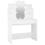 Dressing table with white LED lights 96x40x142 cm by vidaXL, Bedroom Dressers - Ref: Foro24-808819, Price: 166,99 €, Discount: %