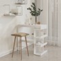 Bar table with glossy white chipboard shelf 100x50x101.5 cm by vidaXL, Kitchen and dining tables - Ref: Foro24-809455, Price:...