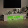 TV-Schrank mit strahlend weißen LED-Leuchten 135x39x30 cm von vidaXL, TV-Möbel - Ref: Foro24-804235, Preis: 73,34 €, Rabatt: %