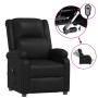 Sillón reclinable eléctrico de cuero sintético negro de vidaXL, Sillones - Ref: Foro24-3073719, Precio: 243,99 €, Descuento: %