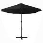 Garden umbrella with black aluminum pole 460x270 cm by vidaXL, Umbrellas - Ref: Foro24-47302, Price: 153,46 €, Discount: %