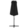 Garden umbrella with black aluminum pole 460x270 cm by vidaXL, Umbrellas - Ref: Foro24-47302, Price: 153,46 €, Discount: %