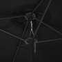 Garden umbrella with black aluminum pole 460x270 cm by vidaXL, Umbrellas - Ref: Foro24-47302, Price: 153,46 €, Discount: %