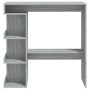 Sonoma gray storage shelf bar table 100x50x101.5 cm by vidaXL, Kitchen and dining tables - Ref: Foro24-812961, Price: 85,99 €...