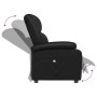 Sillón reclinable eléctrico de cuero sintético negro de vidaXL, Sillones - Ref: Foro24-3073719, Precio: 243,99 €, Descuento: %