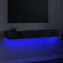 Mueble para TV con luces LED gris brillante 120x35x15,5 cm de vidaXL, Muebles TV - Ref: Foro24-832871, Precio: 71,11 €, Descu...