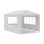 Weißes Partyzelt 3x4 m von vidaXL, Zelte und Pavillons - Ref: Foro24-90334, Preis: 93,94 €, Rabatt: %