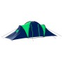 Tent for 9 people, blue and green fabric. by vidaXL, tents - Ref: Foro24-90412, Price: 148,99 €, Discount: %