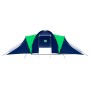 Tent for 9 people, blue and green fabric. by vidaXL, tents - Ref: Foro24-90412, Price: 148,99 €, Discount: %