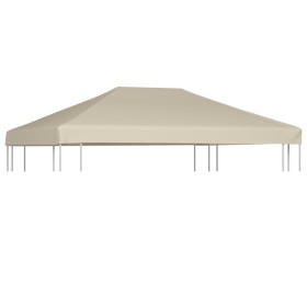 Pavillon-Markise 310 g/m² 4x3 m beige von vidaXL, Abdeckungen für Zelte und Pavillons - Ref: Foro24-44784, Preis: 79,80 €, Ra...