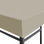 Toldo de cenador 310 g/m² 4x3 m beige de vidaXL, Cubiertas para carpas y cenadores - Ref: Foro24-44784, Precio: 79,80 €, Desc...