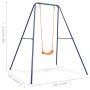 Orange individual swing by vidaXL, Swings and seesaws - Ref: Foro24-91361, Price: 78,24 €, Discount: %