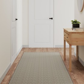 Alfombra de pasillo con aspecto de sisal gris taupe 80x300 cm de vidaXL, Alfombras - Ref: Foro24-355772, Precio: 66,57 €, Des...