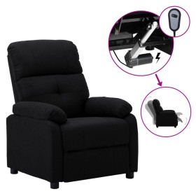 Sillón reclinable eléctrico de tela negro de vidaXL, Sillones - Ref: Foro24-3073804, Precio: 181,99 €, Descuento: %