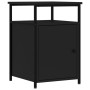 Black plywood nightstand 40x42x60 cm by vidaXL, Nightstands - Ref: Foro24-826033, Price: 44,99 €, Discount: %