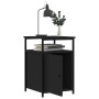 Black plywood nightstand 40x42x60 cm by vidaXL, Nightstands - Ref: Foro24-826033, Price: 44,99 €, Discount: %