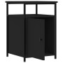 Black plywood nightstand 40x42x60 cm by vidaXL, Nightstands - Ref: Foro24-826033, Price: 44,99 €, Discount: %