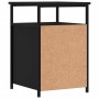 Black plywood nightstand 40x42x60 cm by vidaXL, Nightstands - Ref: Foro24-826033, Price: 44,99 €, Discount: %