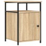 Mesita de noche madera contrachapada roble sonoma 40x42x60 cm de vidaXL, Mesitas de noche - Ref: Foro24-826035, Precio: 45,67...