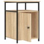 Mesita de noche madera contrachapada roble sonoma 40x42x60 cm de vidaXL, Mesitas de noche - Ref: Foro24-826035, Precio: 45,67...