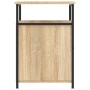 Mesita de noche madera contrachapada roble sonoma 40x42x60 cm de vidaXL, Mesitas de noche - Ref: Foro24-826035, Precio: 45,67...