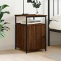 Bedside table made of brown oak plywood, measuring 40x42x60 cm. by vidaXL, Nightstands - Ref: Foro24-826041, Price: 39,57 €, ...